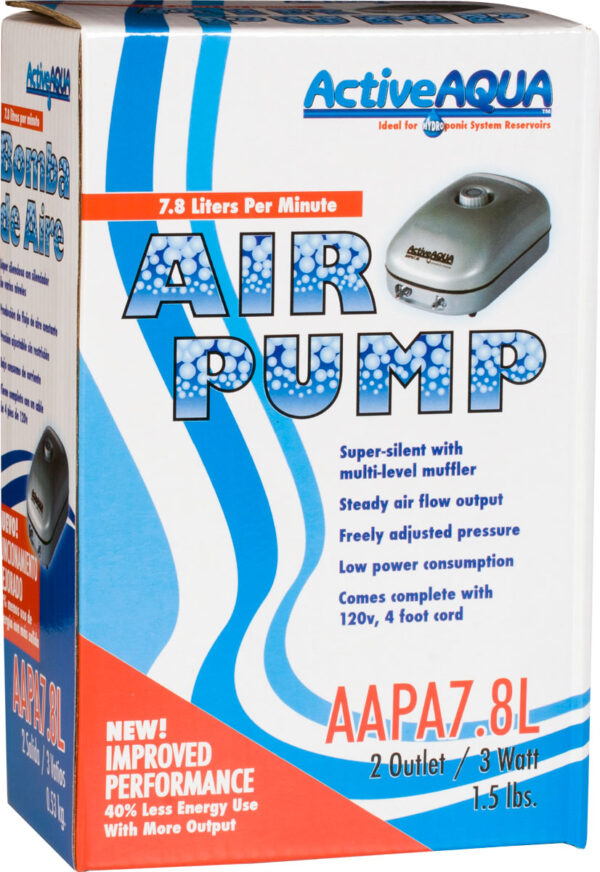 Air Pump 2 Outlets 3W 7.8L/min - Image 2