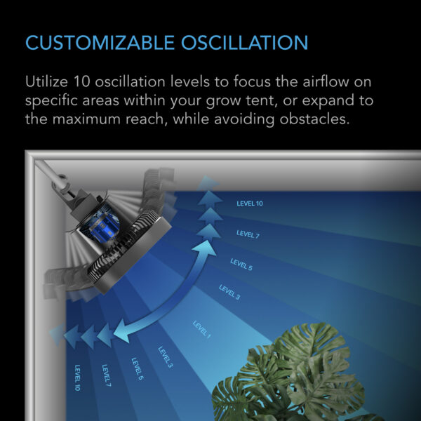 AC INFINITY S9 9" OSCI CLIP FAN - Image 6