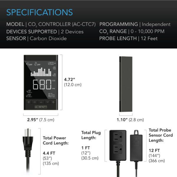 AC infinity CO2 Controller - Image 3