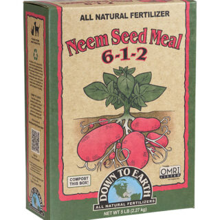 Down To Earth Neem Seed Meal 5 Lb